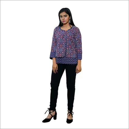 Ladies-Printed-Stylish-Top